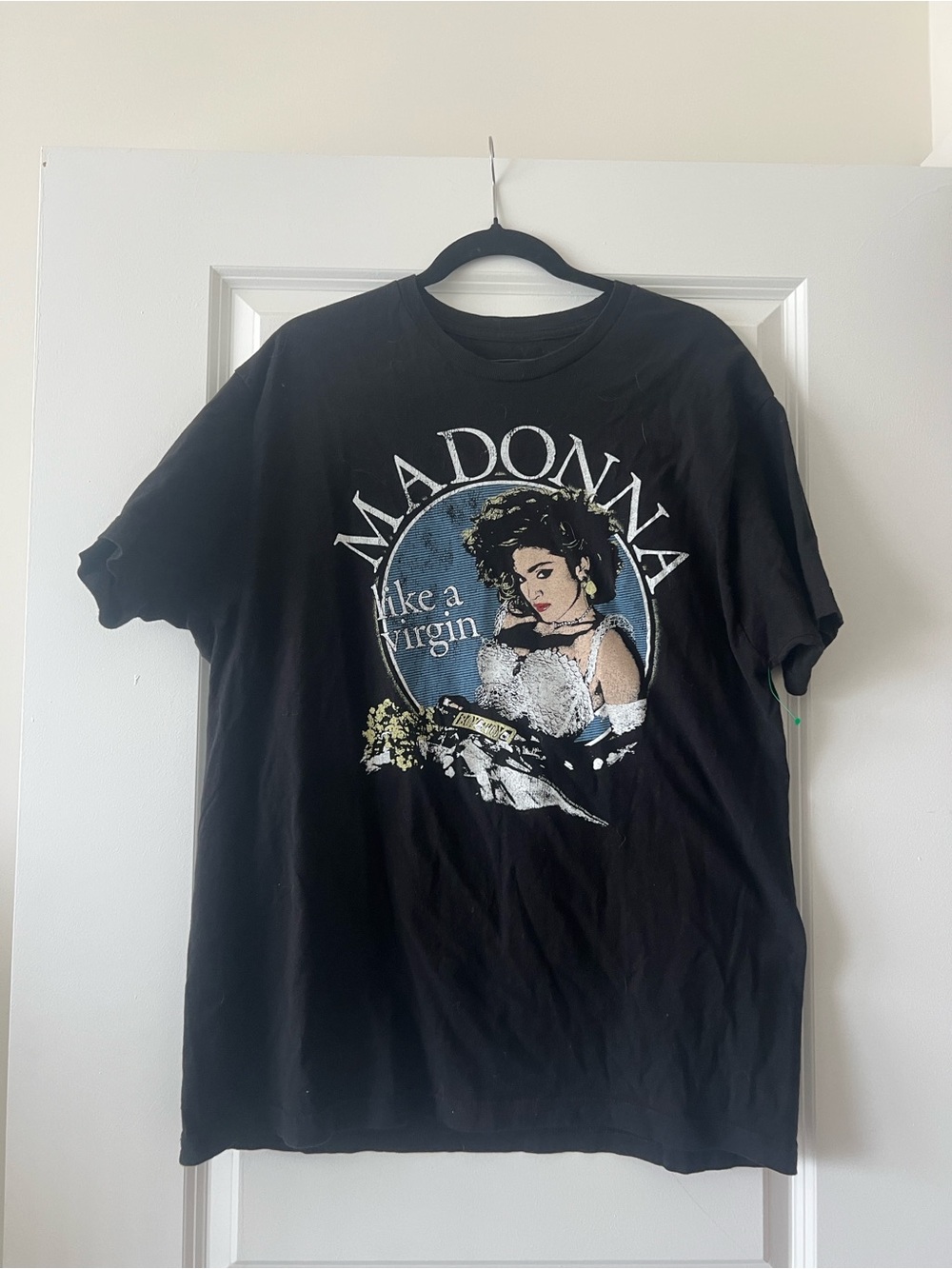 Madonna Black 'Like a Virgin' 1985 Graphic Tee